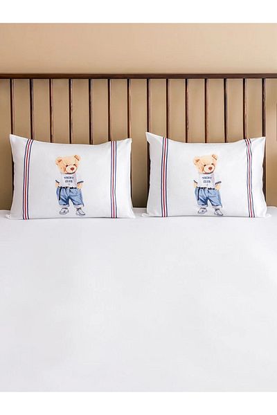 LC Waikiki LCW HOME Teddy Printed 2-Piece Pillow Case - 50x70 Cm