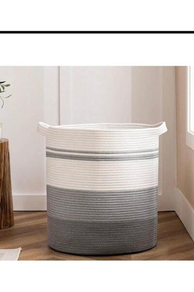 JÜTEX HOME Γιούτα, Ψάθινο καλάθι, Καλάθι μπάνιου, Καλάθι για βρώμικα πράγματα...