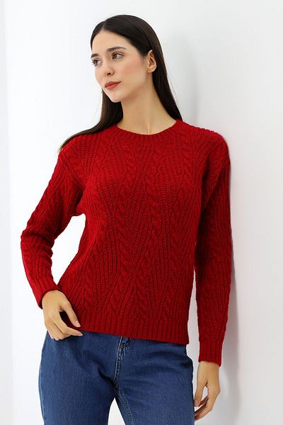 Devinka Pulover de damă din tricot împletit