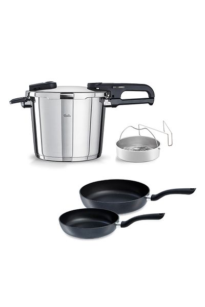 Fissler Vitaquick Edition 6 Liter Pressure Cooker + Pan Set