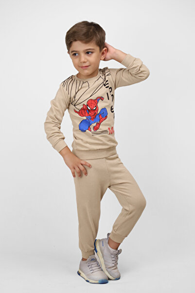 BUUFUU Costum cu imprimeu Spiderman pentru băiat - Cumpărați mărimea mai mare