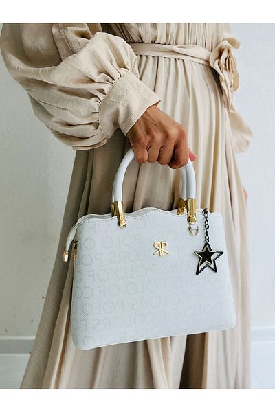 Çanta Trend Geantă de mână Polo colorată pentru femei - Curea lungă reglabilă și detaliu accesorii
