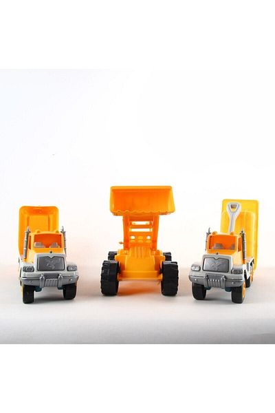 Uçarkid مجموعة بناء لعبة omx Kid 161 شاحنة-مغرفة-أسطوانة 26x13 سم gextrx 976748
