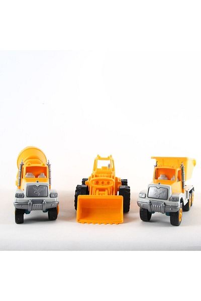 Uçarkid مجموعة بناء لعبة omx Kid 161 شاحنة-مغرفة-أسطوانة 26x13 سم gextrx 976748