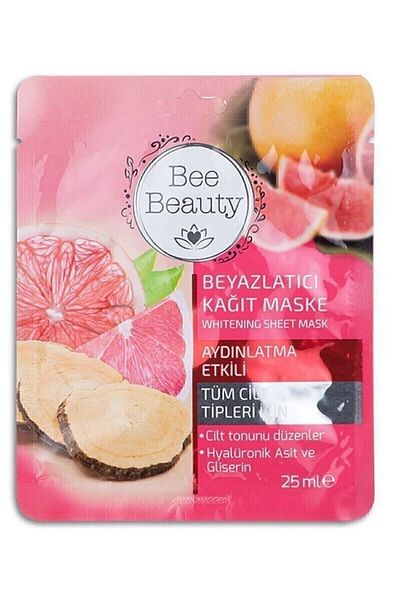 Bee Beauty Paper Mask 3-Piece Face Mask Daily for All Skin