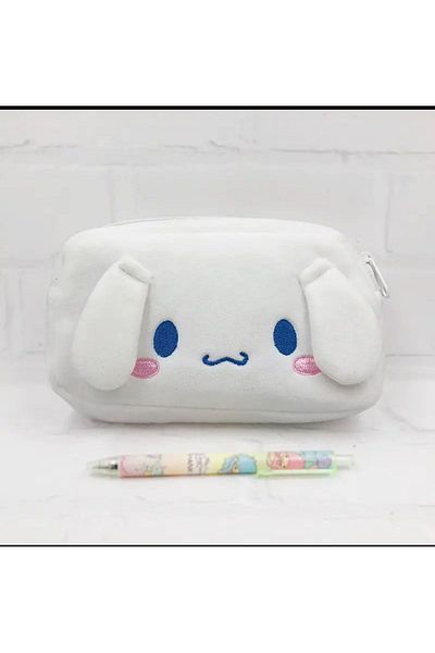 facnspt Kawaii Sanrio Cinnamoroll Plush Embroidered Imported Pen Holder
