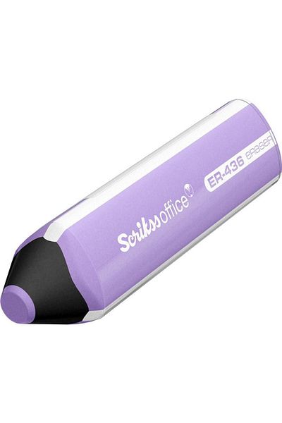 Scrikss New Model Patterned Tx ER-436 Eraser Purple - 1 Piece Tex721051