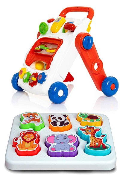 Oruç Oyuncak مجموعة حيوانات مبهجة بولتاك - مجموعة تعليمية لتنمية الطفل، خطوتي...