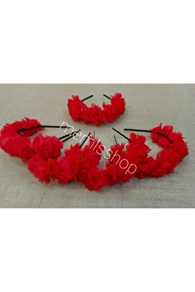 FREE Süslü Nedime Tacı Kırmızı 10 Adet – Kına Eğlence Aksesuarı – Kına Eğlenc...