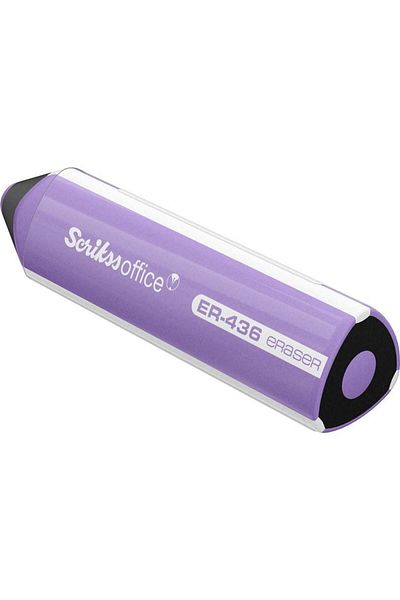 Scrikss New Model Patterned Tx ER-436 Eraser Purple - 1 Piece Tex721051