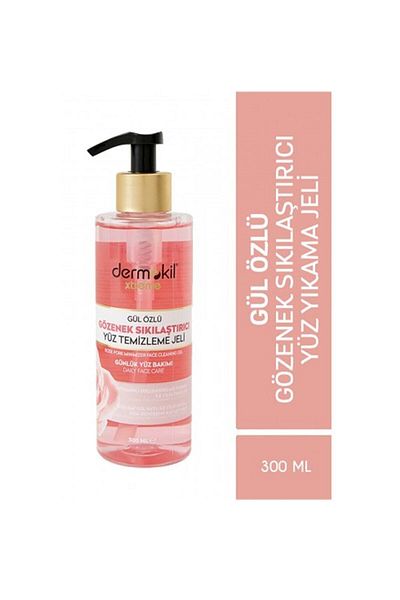 Dermokil Rose Extract Pore Firming Facial Cleansing Gel 300 ml