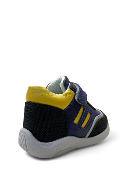 Tuğba Ortopedi 710 Ortopedik % 100 Hakiki Deri Erkek Bebek Lacivert İlk Adım Bot