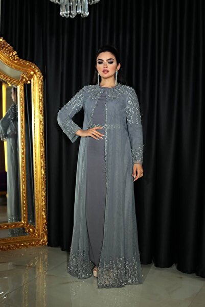 ZENABİYEM قفطان حجاب عصري من Zena - عباية مطرزة بستة فساتين