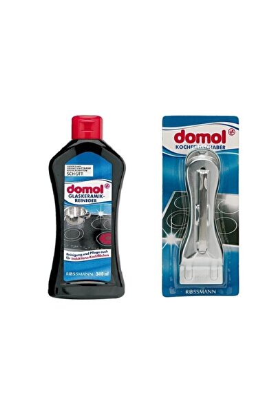 DOMOL Cam Seramik Temizleyici ve Temizleme Malası