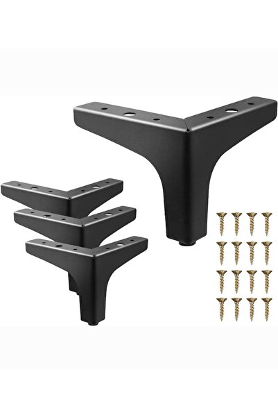 NEPA 12 cm Metal Mobilya Ayağı Dolap Koltuk Tv Sephası Ayakları