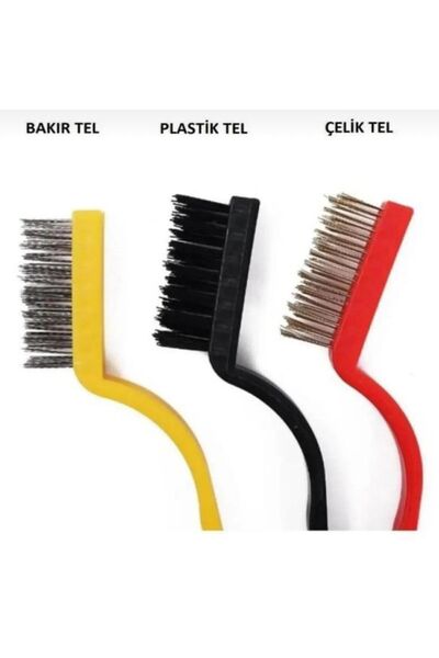 ÇERÇİ MELEK 3-piece Wire Brush Set
