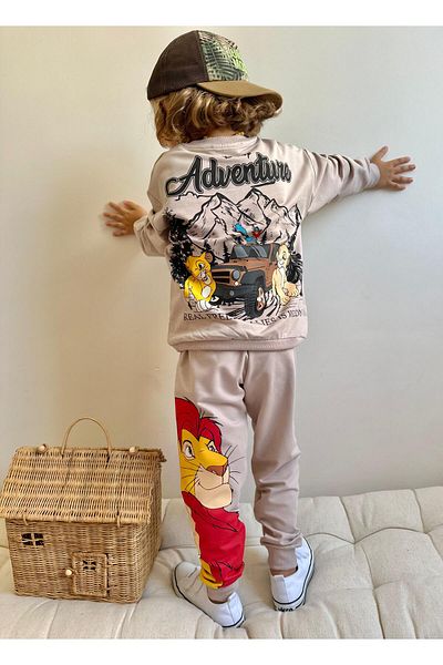 YİGİT BUTİK Boy's Set - King Printed