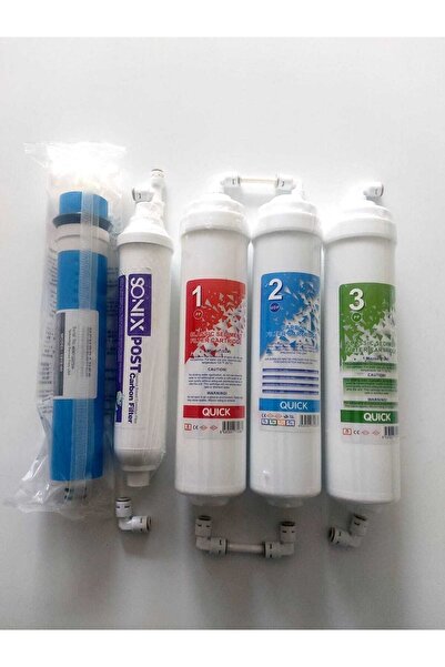 YEŞİLLİ STORE Su Arıtma Cihazı Filitre Seti 5 'lü Set Ravent , Tiger ,aquma, Aquaturk Kapalı Kasa Arıtmalar 5