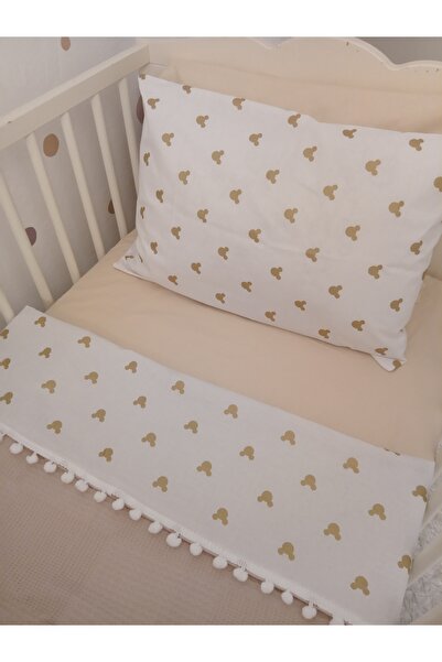 Wenaris طقم بطانية بيكيه مكون من 4 قطع - 2 غطاء وسادة وشارساف