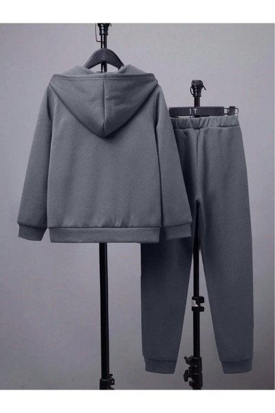 Machetta Çocuk New York Baskılı 3'lü Set Ceket Sweat Ve Eşofman Takımı