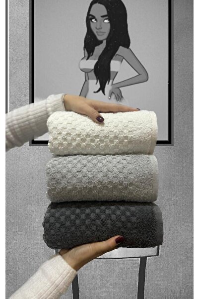 SHAL HOME Shal 100% Cotton 3-Piece Hand and Face Towel Set