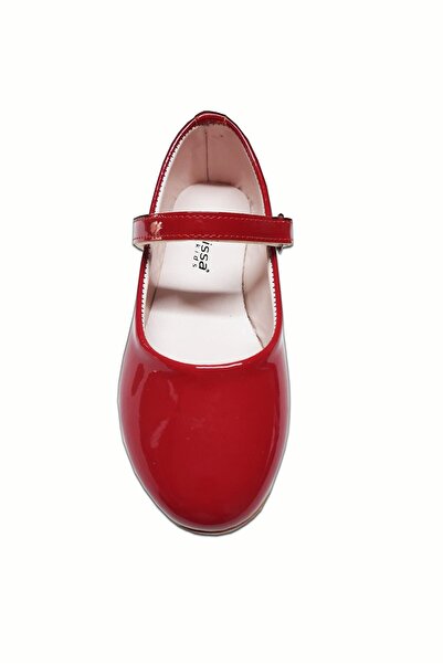 welissa Red Patent Leather Girl's Ballerinas