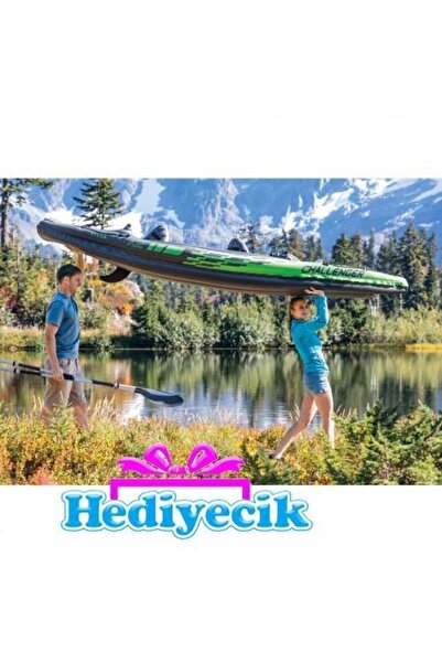 Intex Şişme Kano Bot 68306 Challenger K2 Kano Set Yeni 2022