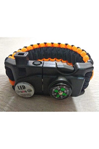 PARACORD DÜNYASI Paracord Kingcobra Survival Sos Led Işıklı Ateş Başlatıcılı ...