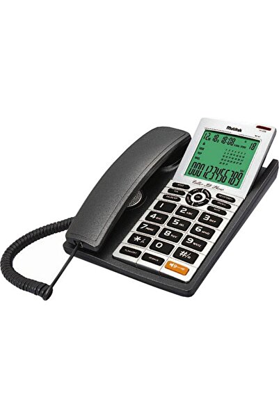Multitek Mc 140 Silver Ekranlı Arayan Numara Gösteren Handsfree Masa Üstü Telefon