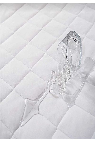 AYHOME White Elastic Mattress Mattress - Ruffle Bedspread and Sheet