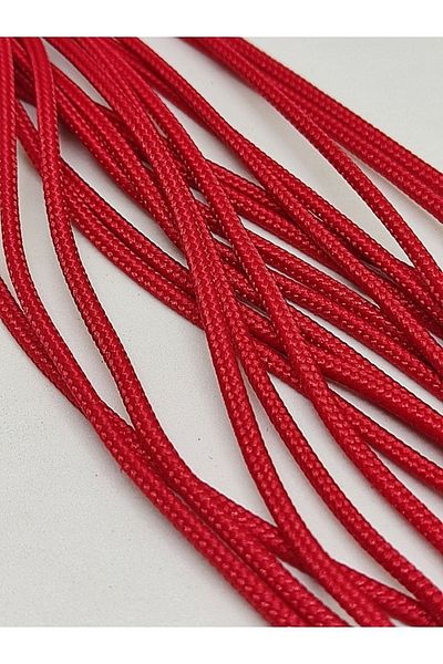 Firebird Takı Aksesuar Ve Kamp Malzemeleri 45 Meters Red Paracord Bracelet String - 2 mm