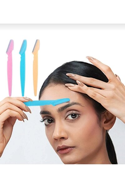 MAKSESUAR Set de 3 aparate de ras pentru sprancene
