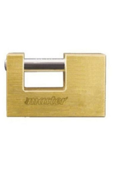 Master First 70 Mm Yellow Solid Brass Sliding Shaft Padlock
