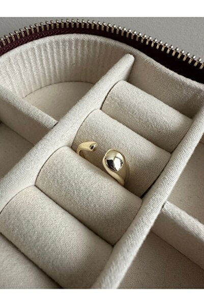 ringbox Gold Yarı Sarmal Yüzük