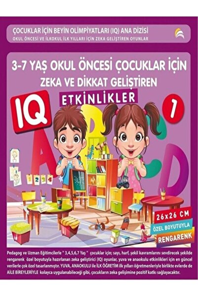 EKİNOKS 3-4-5-6-7yaş Okul Öncesi Çocuklar Için Iq Zeka Ve Dikkat Geliştiren E...