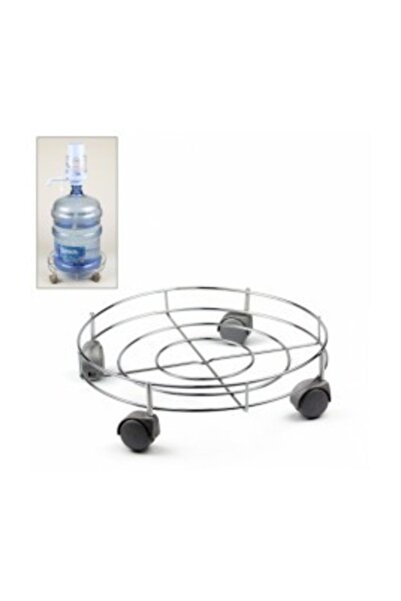 LEVA Metal Tekerlekli Tüpçek...hareketli Tüp Altlığı..damacana Altı Haretekli Tutçek...