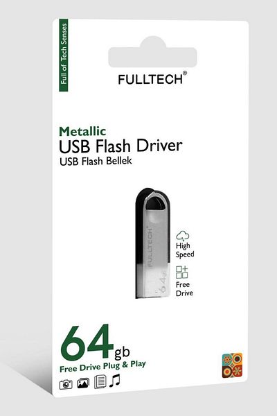 Vetech Metal Body 64 GB Flash USB Memory - Data Traveler