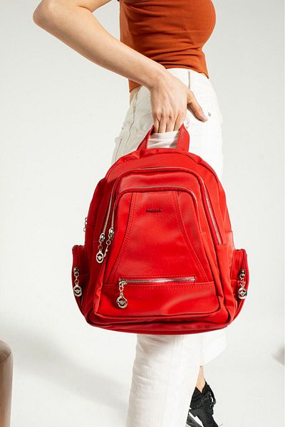 MEGA ÇANTA Satin Leather Daily Backpack - Convenient Use