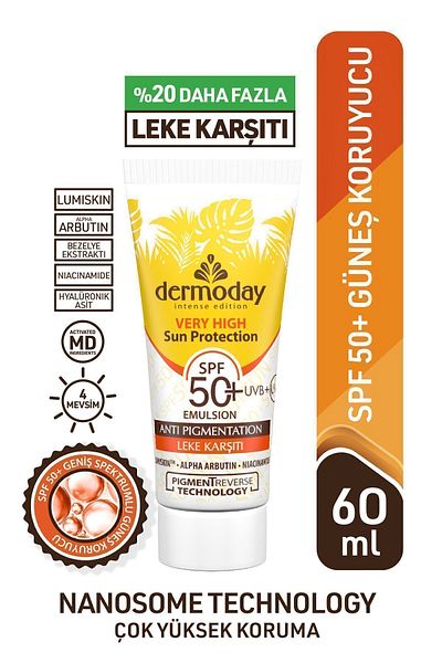 Dermoday Nanozom Anti-Blemish Filtered Sunscreen Spf 50+ 60ml