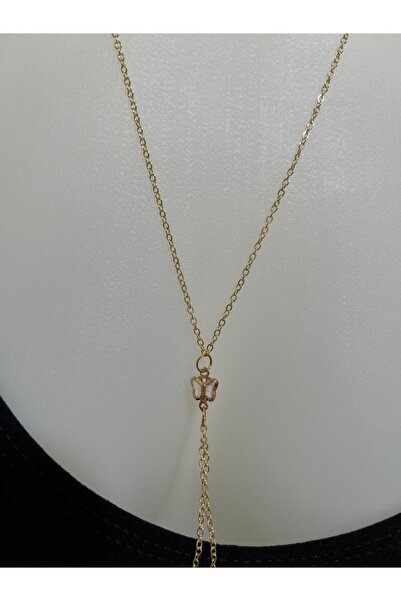 Arescollection kolyeli zincirli sıkıştırma fake meme ucu piercingli vücüt zinciri