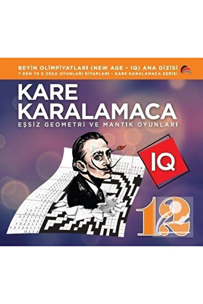 Genel Markalar Kare Karalamaca 12 - Eşsiz Geometri Ve Mantık Oyunları ( 1 Ham...