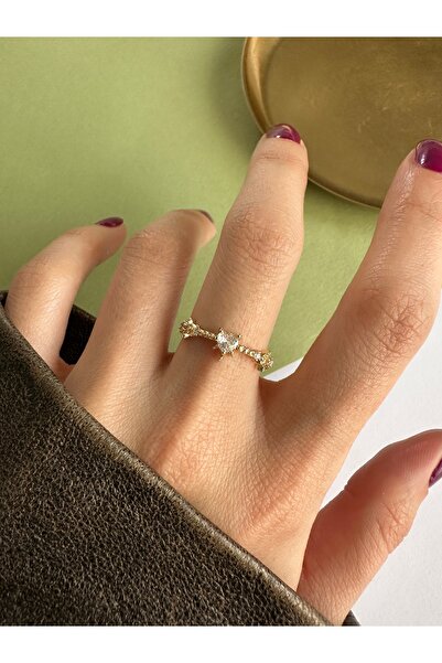 ringbox Kalpli Çıtır Gold Yüzük