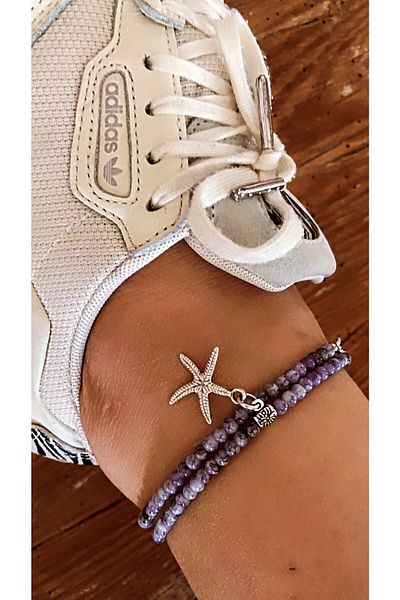 by özllem Bead Double Wrap Anklet