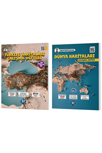 KR Akademi Yayınları Coğrafyanın Kodları Türkiye Ve Dünya Haritaları Çalışma ...