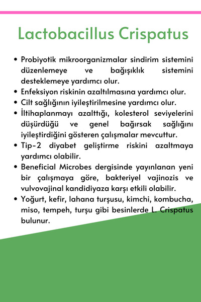 Microbiome Probiotic Complex For Women L. Jensenii, Crispatus, Gasseri, Rhamnosus 30 Kap. Kadın Özel Probiyotik
