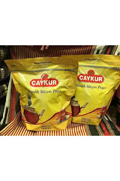 Çaykur Demliksüzen Poşet 200 Kolay Demlik (1 Kg) 2 Adet