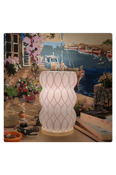 CMHOME 3D Printing Night Light, Table Top Floor Lamp