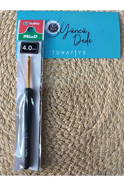 Tulip Mind Wool Crochet Plastic Handle Titanium Soft Handle Professional Knitting Crochet that Doesn't Hurt Your Hand 4 mm 7/0