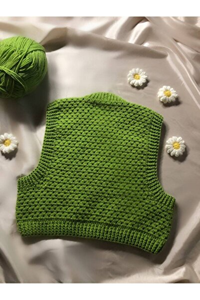 El örgüsü El Örgüsü Çiçek Detaylı Kadın Süveter