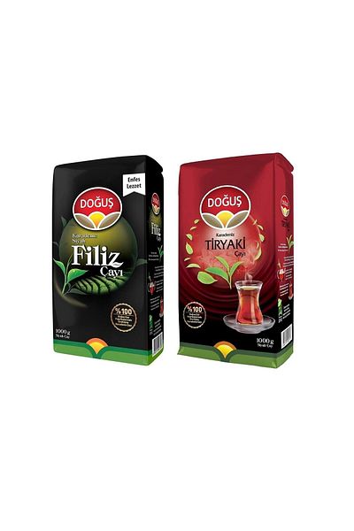 Doğuş 2x1kg Black Sea Black Sprout and Tiryaki Tea